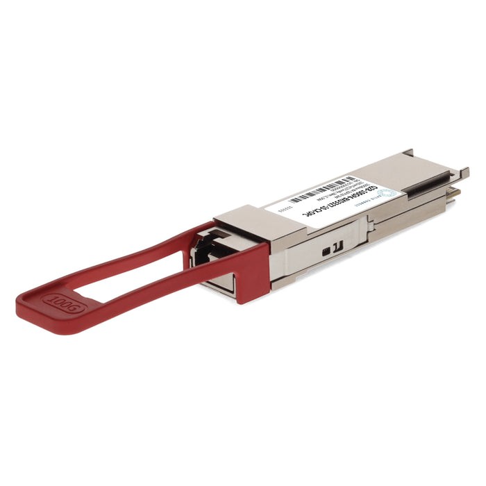Calix® Compatible TAA 100GBase-BX QSFP28 Single Lambda Transceiver (SMF, 1331nmTx/1271nmRx, 10km, LC, DOM, with FEC)