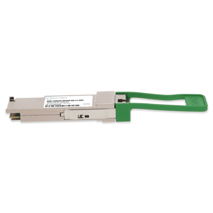 Cisco® Compatible TAA 100GBase-BX ER1 PAM4 QSFP28 Transceiver Single Lambda (SMF, 1309.14nmTx/1304.58nmRx, 40km, LC, DOM)
