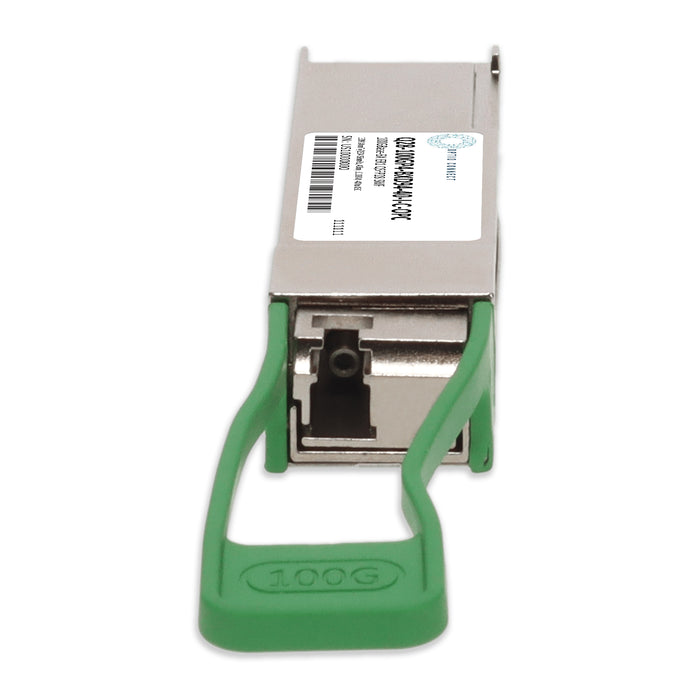 Cisco® Compatible TAA 100GBase-BX ER1 PAM4 QSFP28 Transceiver Single Lambda (SMF, 1309.14nmTx/1304.58nmRx, 40km, LC, DOM)