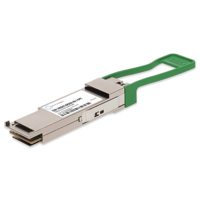 MSA and TAA 100GBase-BX ER1 PAM4 QSFP28 Transceiver Single Lambda (SMF, 1309.14nmTx/1304.58nmRx, 40km, LC, DOM)