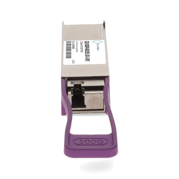 Cisco® Compatible TAA 100GBase-BX LR1 PAM4 QSFP28 Transceiver Single Lambda (SMF, 1291nmTx/1311nmRx, 20km, LC, DOM, -40 to 85C)