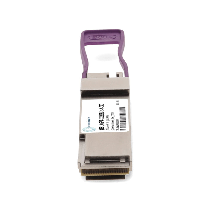 Alcatel-Lucent Nokia® Compatible TAA 100GBase-BX LR1 PAM4 QSFP28 Transceiver Single Lambda (SMF, 1291nmTx/1311nmRx, 20km, LC, DOM)