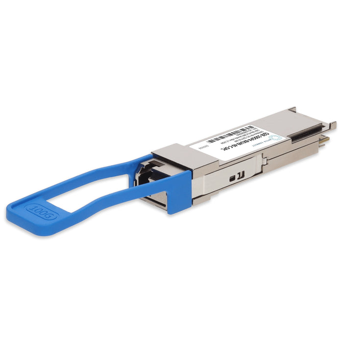 Cisco® Compatible TAA 100GBase-BX ER1 PAM4 QSFP28 Transceiver Single Lambda (SMF, 1304.58nmTx/1309.14nmRx, 40km, LC, DOM)