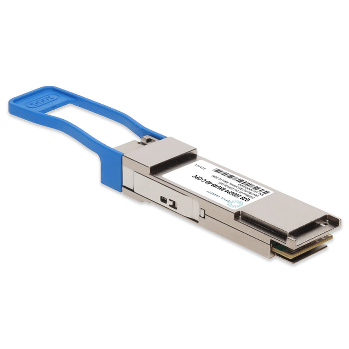 Cisco® Compatible TAA 100GBase-BX ER1 PAM4 QSFP28 Transceiver Single Lambda (SMF, 1304.58nmTx/1309.14nmRx, 40km, LC, DOM)