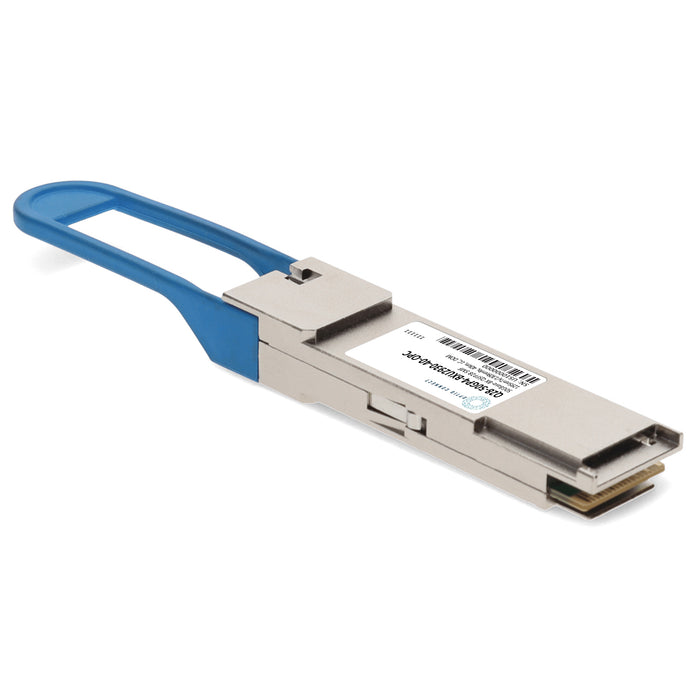 MSA and TAA 50GBase-BX PAM4 QSFP28 Transceiver (SMF, 1295nmTx/1309nmRx, 40km, LC, DOM)