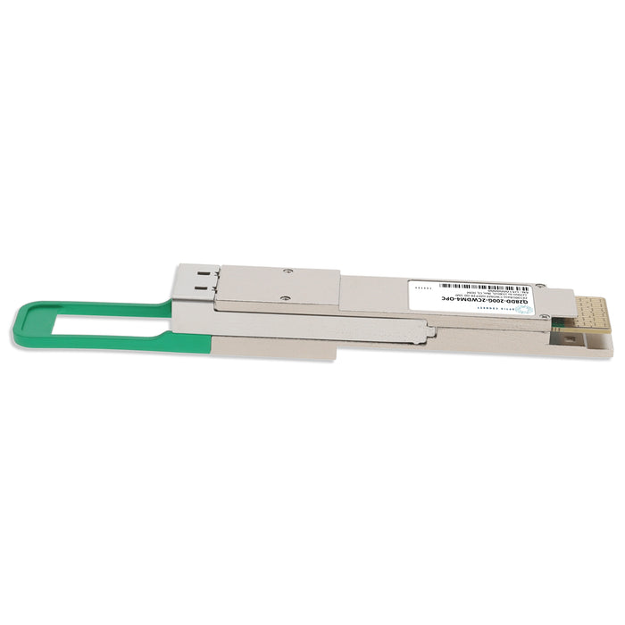 Dell® Q28DD-200G-2CWDM4 Compatible TAA 2x100GBase-CWDM4 QSFP28-DD Transceiver (SMF, 1270nm to 1330nm, 2km, CS, DOM)
