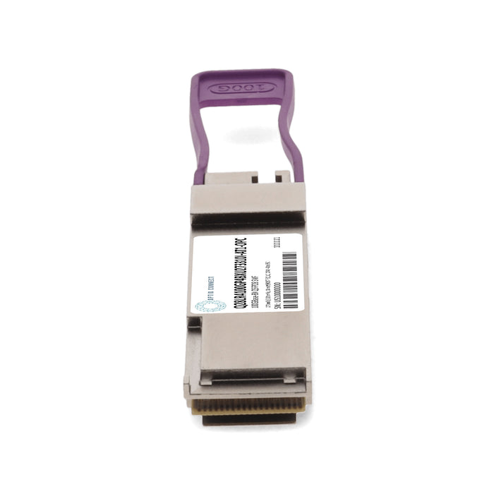 ADTRAN® Compatible TAA 100GBase-BX PAM4 QSFP28 Transceiver Single Lambda (SMF, 1271nmTx/1331nmRx, 10km w/FEC, LC, DOM, -40 to 85C)