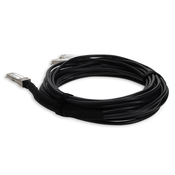 Mellanox Compatible TAA 200GBase-CU QSFP56 to 2xQSFP56 Infiniband HDR Direct Attach Cable (Passive Twinax, 0.5m, LSZH)