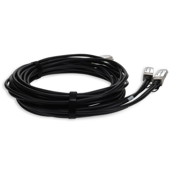 Mellanox Compatible TAA 200GBase-CU QSFP56 to 2xQSFP56 Infiniband HDR Direct Attach Cable (Passive Twinax, 0.5m, LSZH)
