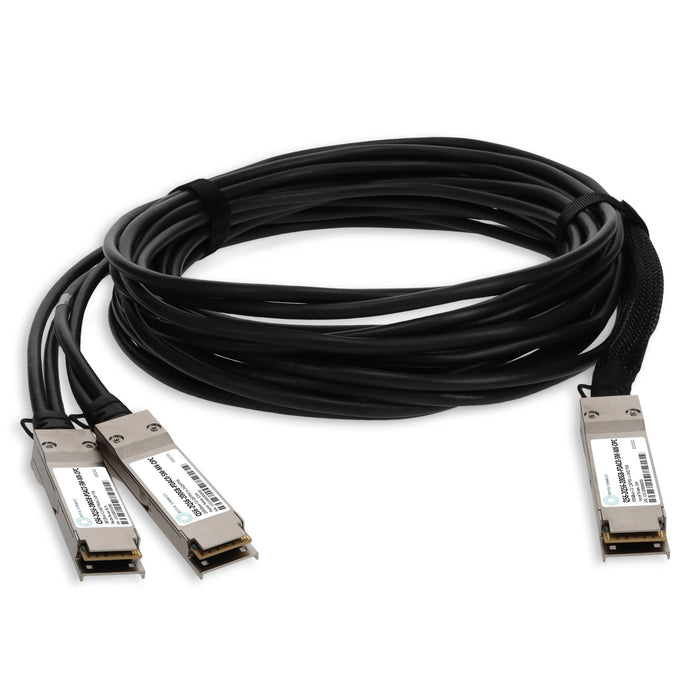Mellanox Compatible TAA 200GBase-CU QSFP56 to 2xQSFP56 Infiniband HDR Direct Attach Cable (Passive Twinax, 0.5m, LSZH)