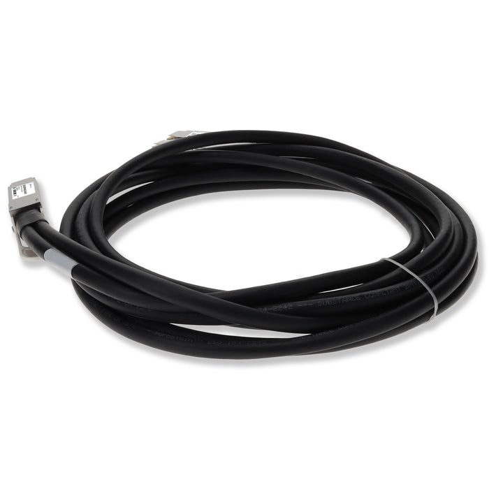 Cisco QDD-2QSFP28-400-CU2-5M Compatible TAA Compliant 200GBase-CU QSFP-DD 200G to 2xQSFP28 100G NRZ Direct Attach Cable (Passive Twinax, 2.5m)