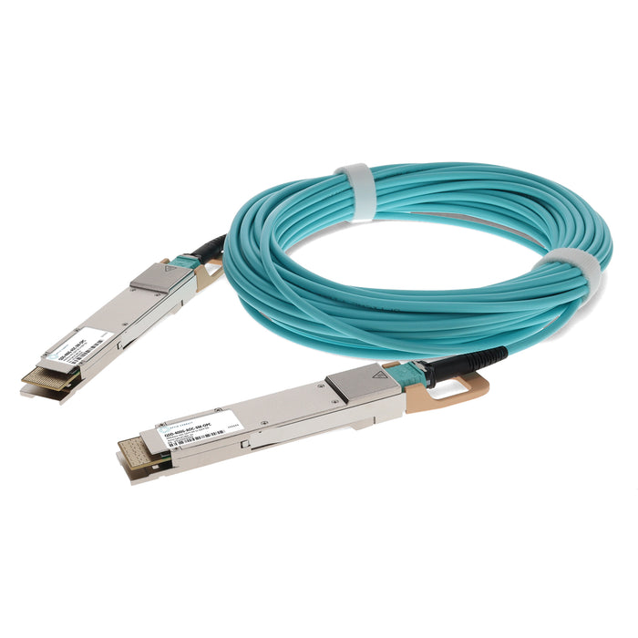 Juniper Networks QDD-400G-AOC-3M Compatible TAA 400GBase-AOC QSFP-DD to QSFP-DD Active Optical Cable (850nm, MMF, 3m)