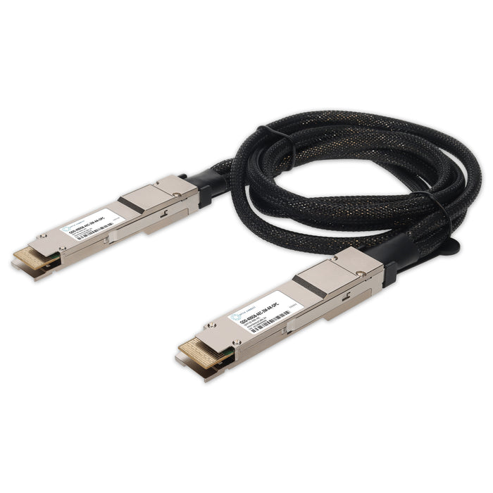 Arista Networks Compatible TAA 400GBase-AEC QSFP-DD to QSFP-DD Active Electrical Cable (AEC, 2m, CMIS 5.2)