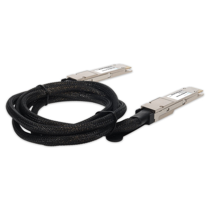 Arista Networks Compatible TAA 400GBase-AEC QSFP-DD to QSFP-DD Active Electrical Cable (AEC, 2m, CMIS 5.2)