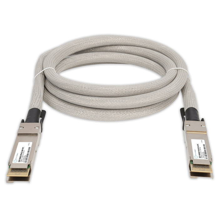 MSA and TAA 800GBase-CU QSFP-DD to QSFP-DD Direct Attach Cable (Passive Twinax, 50cm)
