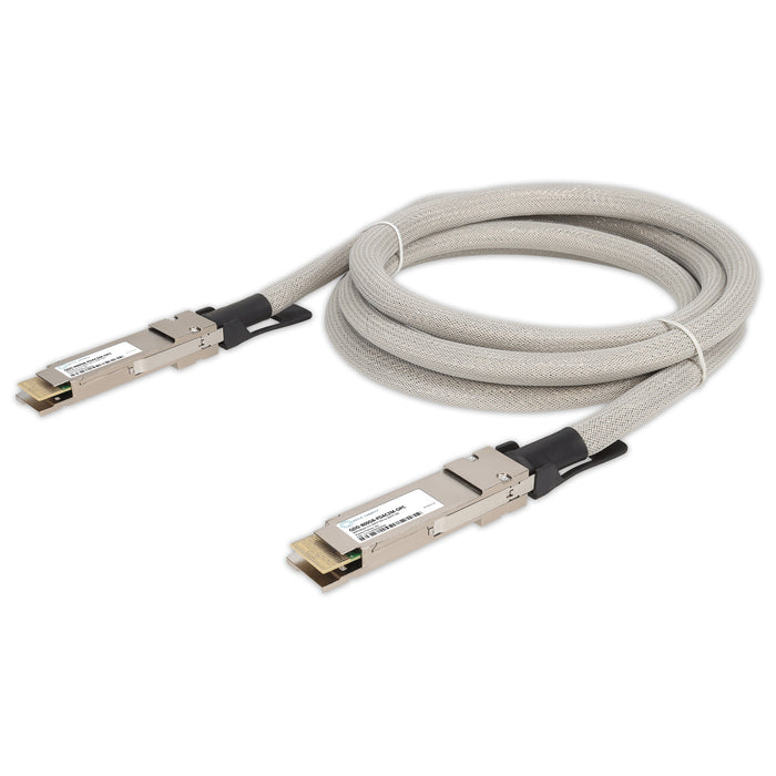 MSA and TAA 800GBase-CU QSFP-DD to QSFP-DD Direct Attach Cable (Passive Twinax, 2m)