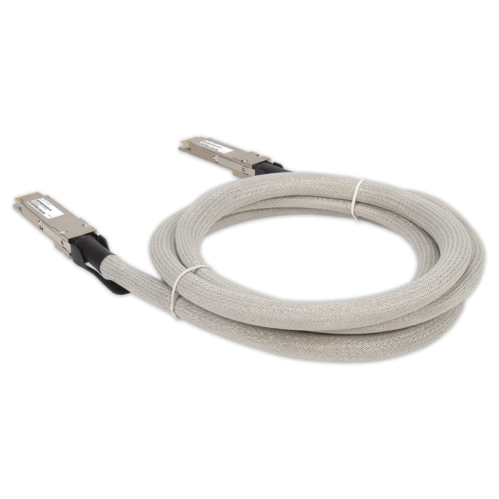 MSA and TAA 800GBase-CU QSFP-DD to QSFP-DD Direct Attach Cable (Passive Twinax, 2m)