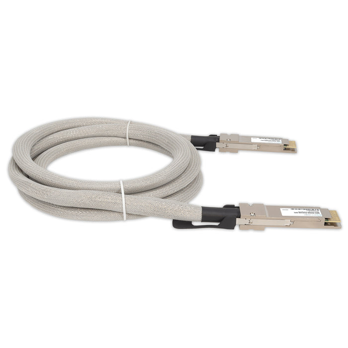 MSA and TAA 800GBase-CU QSFP-DD to QSFP-DD Direct Attach Cable (Passive Twinax, 2m)