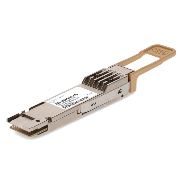 MSA and TAA 400GBase-BX SR4.2 PAM4 QSFP-DD Transceiver (MMF, 850nm to 902nm, 100m, MPO-12, DOM, CMIS 4.0)
