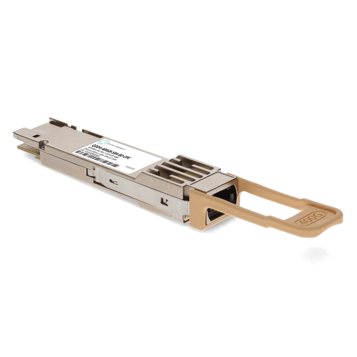 MSA and TAA 400GBase-BX SR4.2 PAM4 QSFP-DD Transceiver (MMF, 850nm to 902nm, 100m, MPO-12, DOM, CMIS 4.0)