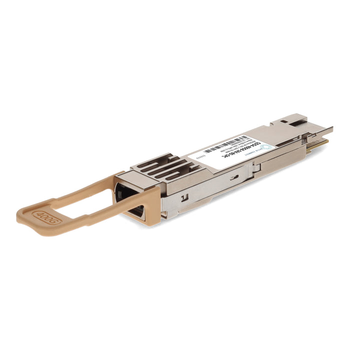 MSA and TAA 400GBase-BX SR4.2 PAM4 QSFP-DD Transceiver (MMF, 850nm to 902nm, 100m, MPO-12, DOM, CMIS 4.0)