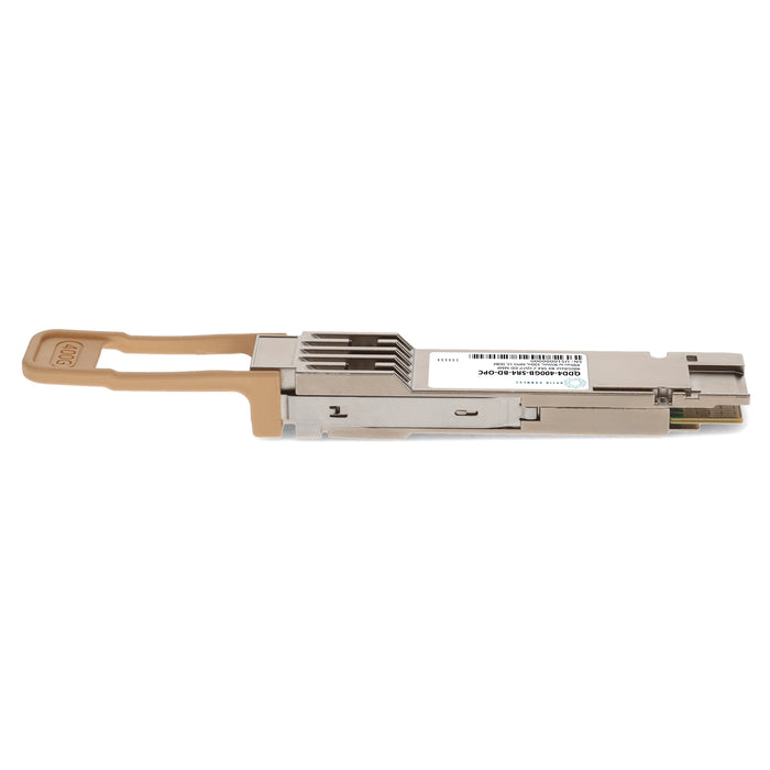 MSA and TAA 400GBase-BX SR4.2 PAM4 QSFP-DD Transceiver (MMF, 850nm to 902nm, 100m, MPO-12, DOM, CMIS 4.0)