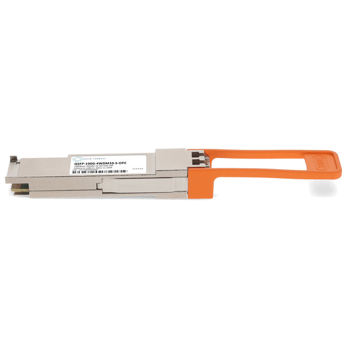 Cisco® Compatible TAA 100GBase-4WDM-20 QSFP28 Transceiver (SMF, 1310nm, 10km, LC, DOM)