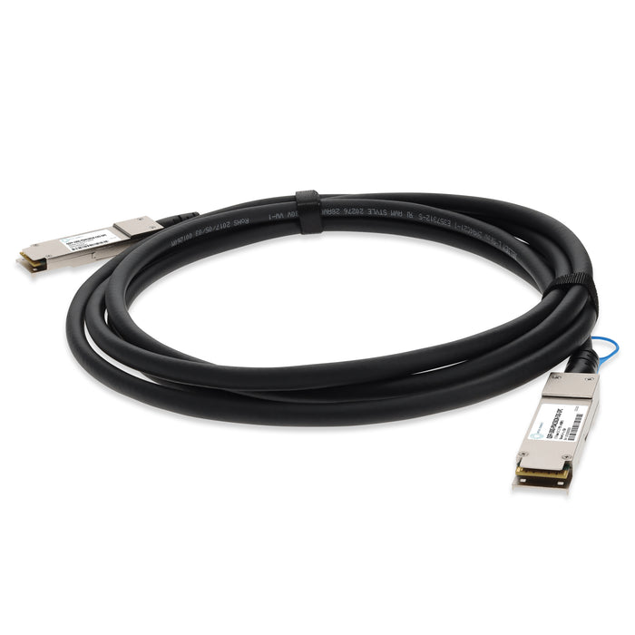 Ciena Compatible TAA Compliant 100GBase-CU QSFP28 Direct Attach Cable (Passive Twinax, 50cm)