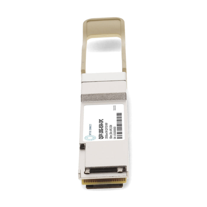 Arista Networks® QSFP-100G-XSR4 Compatible TAA 100GBase-eSR4 QSFP28 Transceiver (MMF, 850nm, 300m, MPO, DOM)