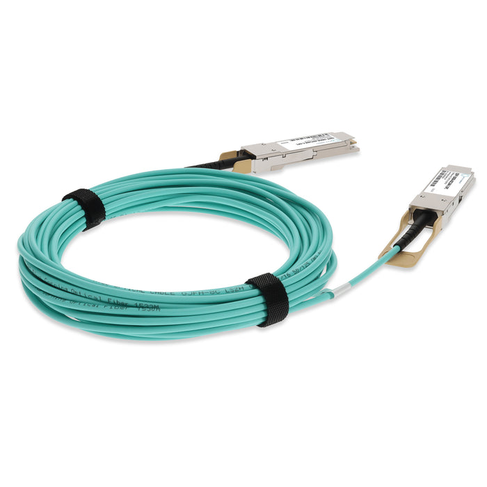 Cisco Compatible TAA 100GBase-AOC QSFP28 Active Optical Cable (850nm, MMF, 16m)