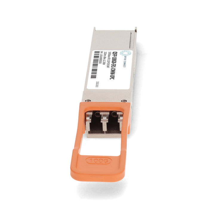 Cisco®, Alcatel-Lucent Nokia®, and Huawei® Compatible TAA 100GBase-ER1 QSFP28 Single Lambda Transceiver (SMF, 1310nm, 40km, LC, DOM)
