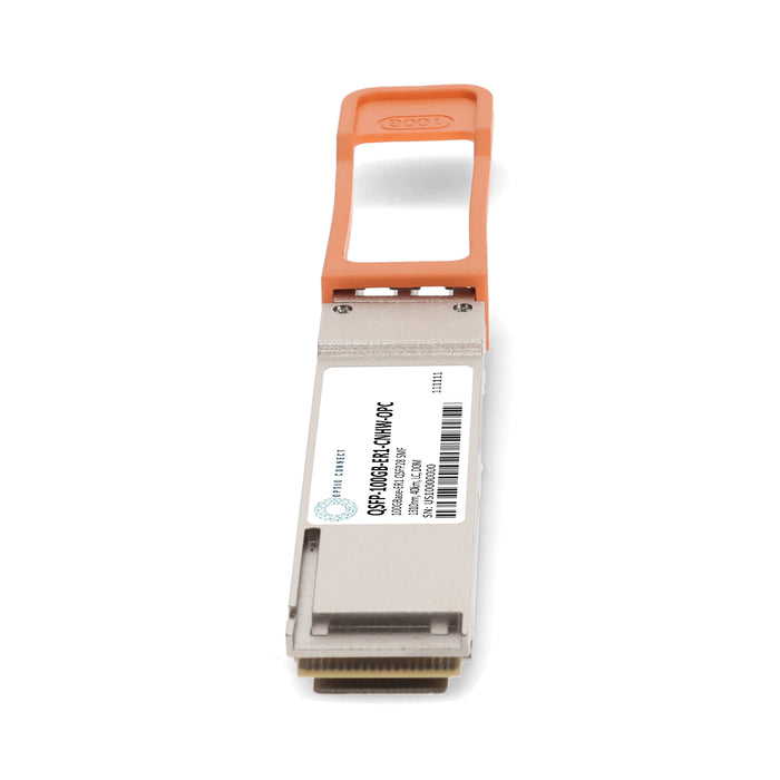 Cisco®, Alcatel-Lucent Nokia®, and Huawei® Compatible TAA 100GBase-ER1 QSFP28 Single Lambda Transceiver (SMF, 1310nm, 40km, LC, DOM)