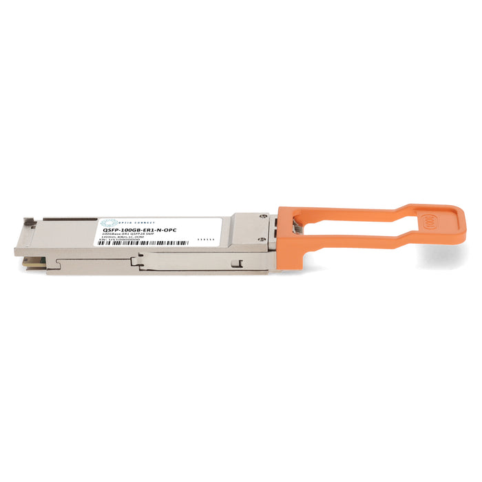 Alcatel-Lucent Nokia® Compatible TAA Compliant 100GBase-ER1 QSFP28 Single Lambda Transceiver (SMF, 1310nm, 40km, LC, DOM)