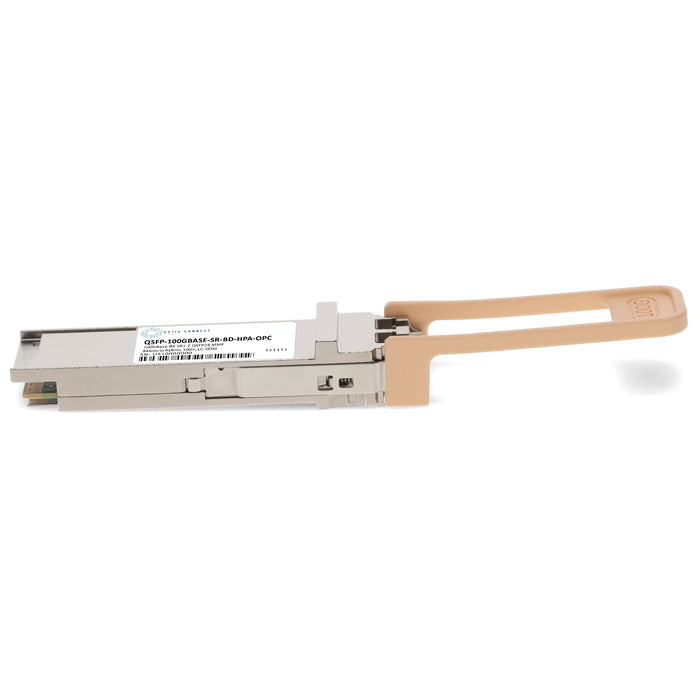 HP® Compatible TAA 100GBase-BX SR1.2 QSFP28 Transceiver (MMF, 844nm to 918nm, 100m, LC, DOM)