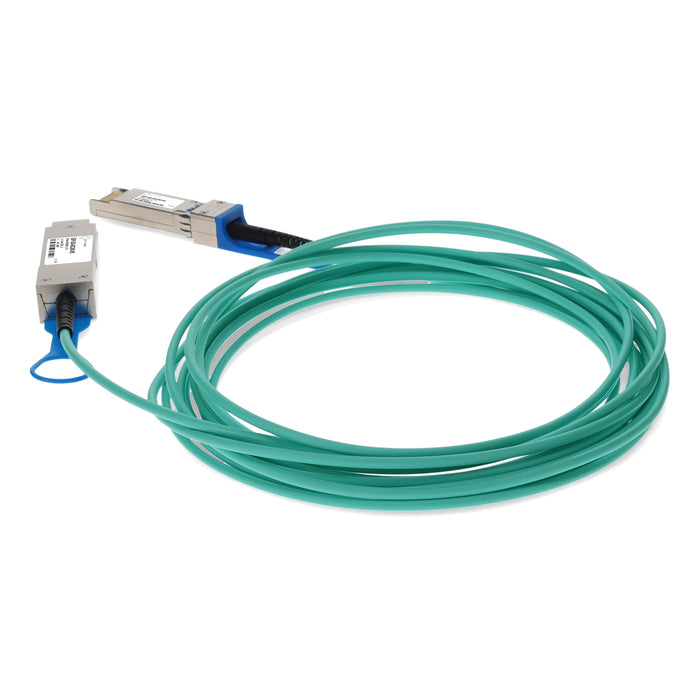 Cisco Compatible TAA Compliant 10GBase-AOC QSFP+ to SFP+ Active Optical Cable (850nm, MMF, 10m)