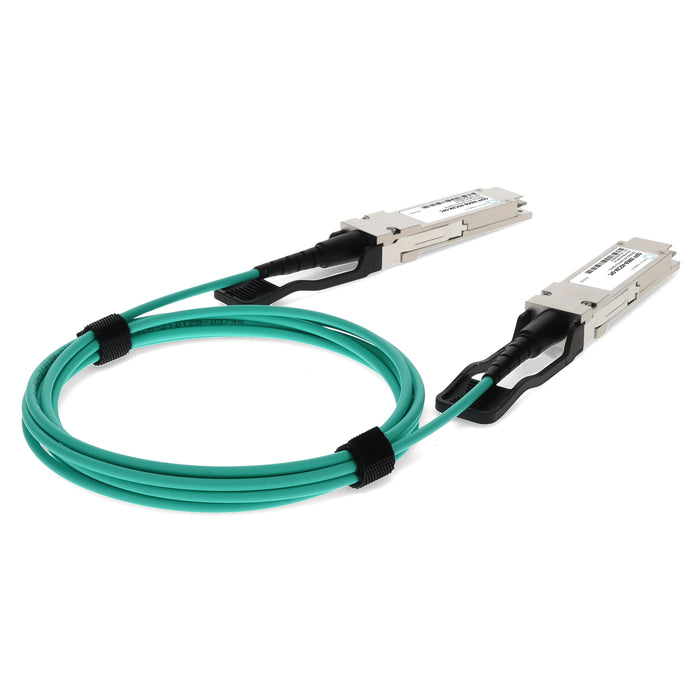 MSA and TAA Compliant 200GBase-AOC QSFP56 to QSFP56 Active Optical Cable (850nm, MMF, 2m)