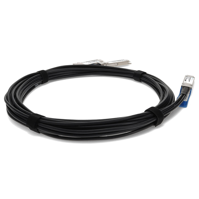 Cisco Compatible TAA Compliant 100GBase-CU QSFP28 to 2xQSFP28 Direct Attach Cable (Passive Twinax, 3m)