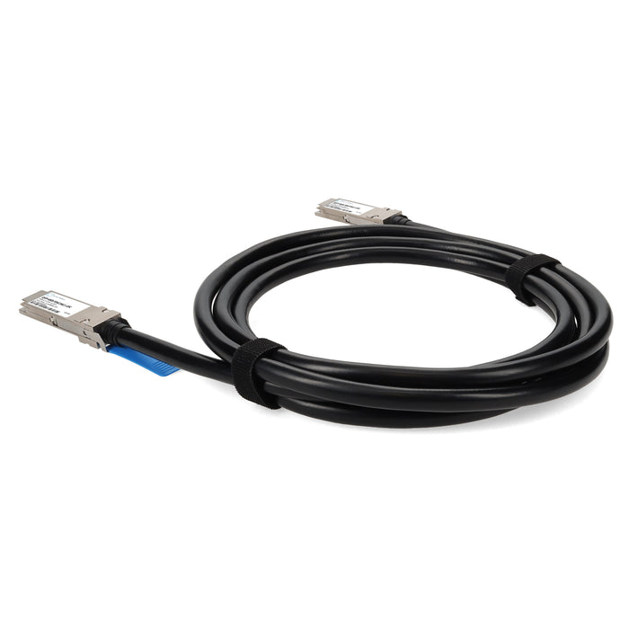 Juniper Networks Compatible TAA 40GBase-CU QSFP+ to QSFP+ Direct Attach Cable (Passive Twinax, 1m, Infiniband FDR10, 30AWG, LSZH)