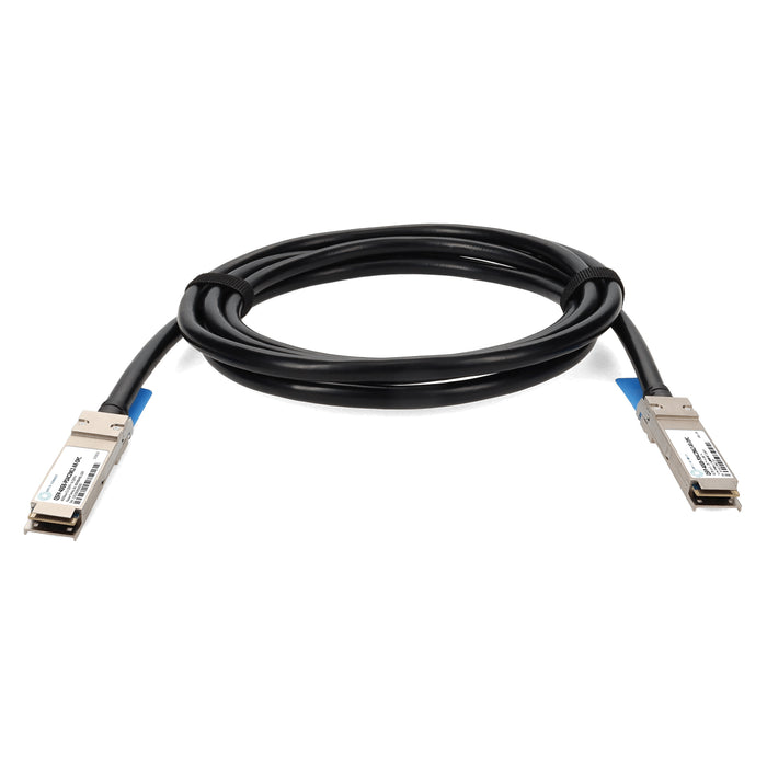 Arista Networks Compatible TAA 40GBase-CU QSFP+ to QSFP+ Direct Attach Cable (Passive Twinax, 2m, Infiniband FDR10, 30AWG, LSZH)