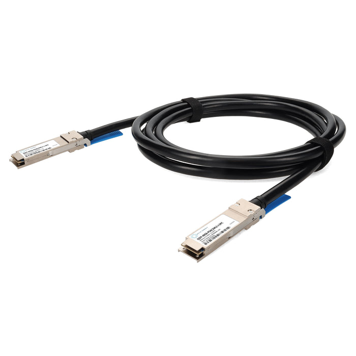 Juniper Networks Compatible TAA 40GBase-CU QSFP+ to QSFP+ Direct Attach Cable (Passive Twinax, 2m, Infiniband FDR10, 30AWG, LSZH)