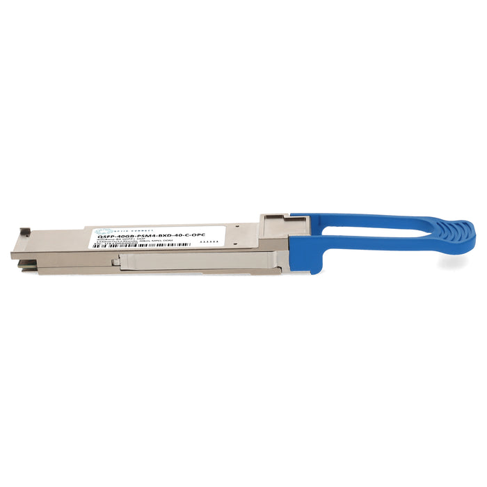 Cisco® Compatible TAA 40GBase-BX QSFP+ Transceiver (SMF, 1330nmTx/1270nmRx, 40km, MPO, DOM)