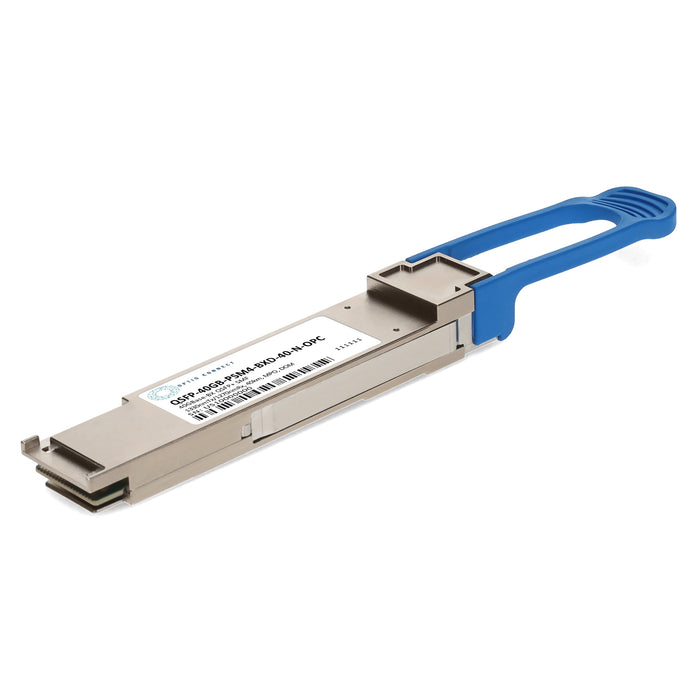 Alcatel-Lucent Nokia® Compatible TAA 40GBase-BX QSFP+ Transceiver (SMF, 1330nmTx/1270nmRx, 40km, MPO, DOM)