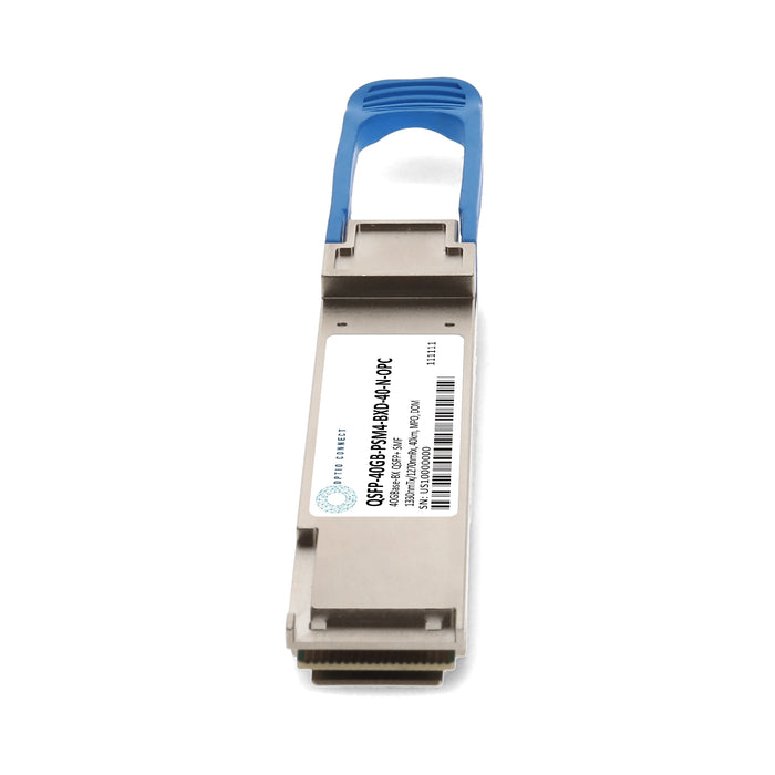 Alcatel-Lucent Nokia® Compatible TAA 40GBase-BX QSFP+ Transceiver (SMF, 1330nmTx/1270nmRx, 40km, MPO, DOM)