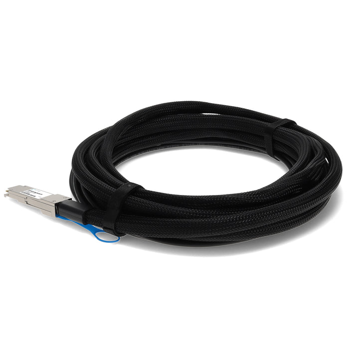 Mikrotik Compatible TAA Compliant 40GBase-CU QSFP+ to 4xSFP+ Direct Attach Cable (Passive Twinax, 3m)