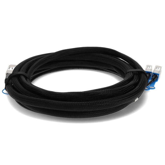 Mikrotik Compatible TAA Compliant 40GBase-CU QSFP+ to 4xSFP+ Direct Attach Cable (Passive Twinax, 3m)