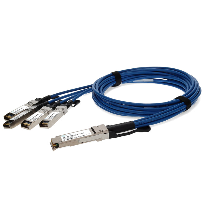 Cisco QSFP-4SFP10G-CU5M Compatible TAA Compliant 40GBase-CU QSFP+ to 4xSFP+ Direct Attach Cable (Passive Twinax, 5m)
