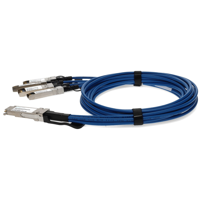 Cisco QSFP-4SFP10G-CU5M Compatible TAA Compliant 40GBase-CU QSFP+ to 4xSFP+ Direct Attach Cable (Passive Twinax, 5m)