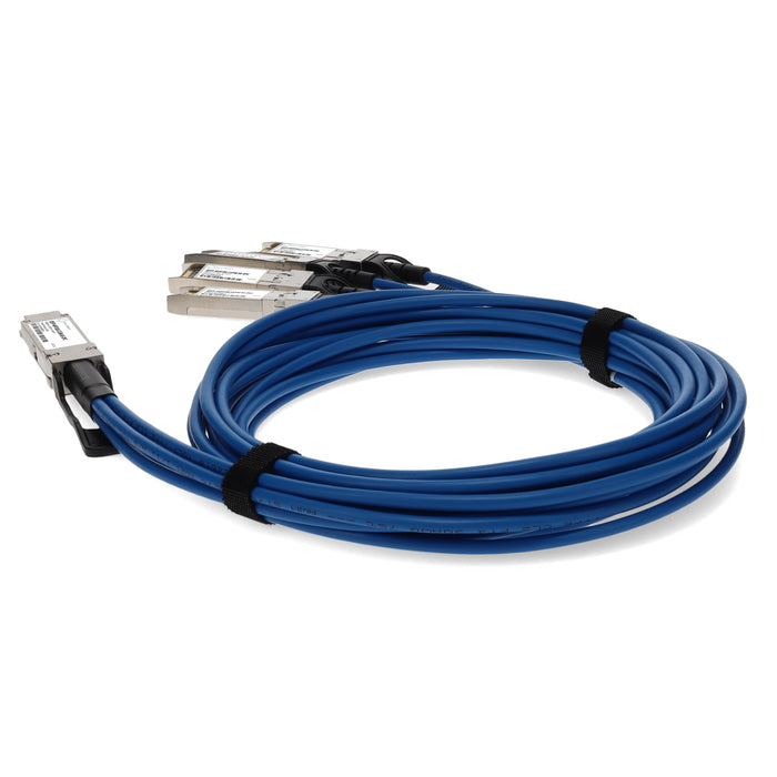 Cisco QSFP-4SFP10G-CU5M Compatible TAA Compliant 40GBase-CU QSFP+ to 4xSFP+ Direct Attach Cable (Passive Twinax, 5m)