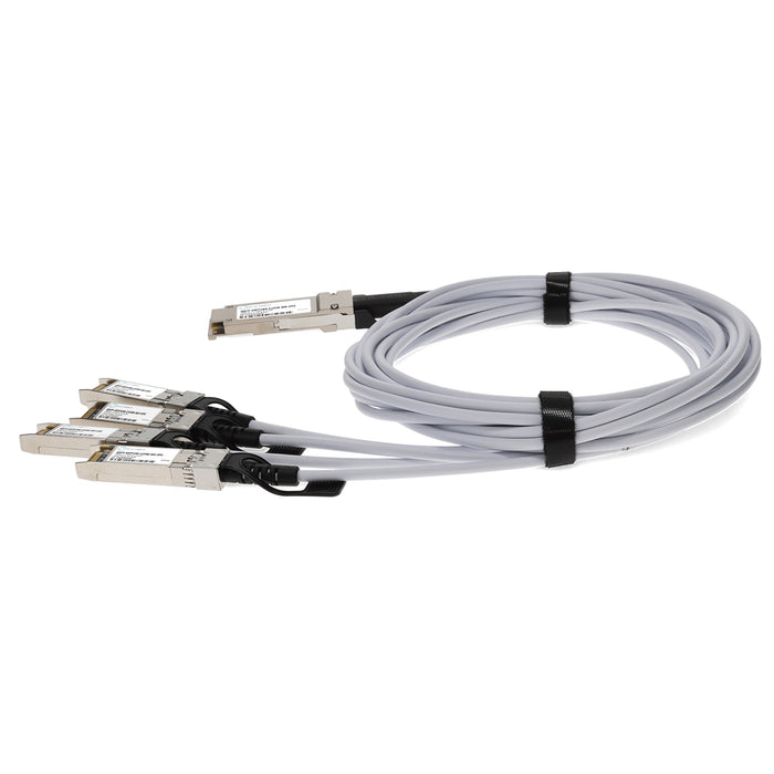 Cisco QSFP-4SFP10G-CU5M Compatible TAA Compliant 40GBase-CU QSFP+ to 4xSFP+ Direct Attach Cable (Passive Twinax, 5m)