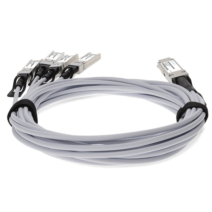 Cisco QSFP-4SFP10G-CU5M Compatible TAA Compliant 40GBase-CU QSFP+ to 4xSFP+ Direct Attach Cable (Passive Twinax, 5m)